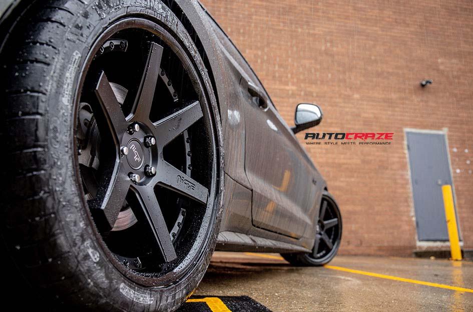 FORD MUSTANG ALTAIR MATTE BLACK WITH GLOSS BLACK LIP
